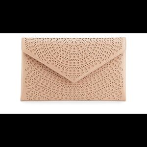 Authentic & NEW (w tags) ALAIA Oum Vienne Laser-Cut Envelop Clutch & Dust Cover